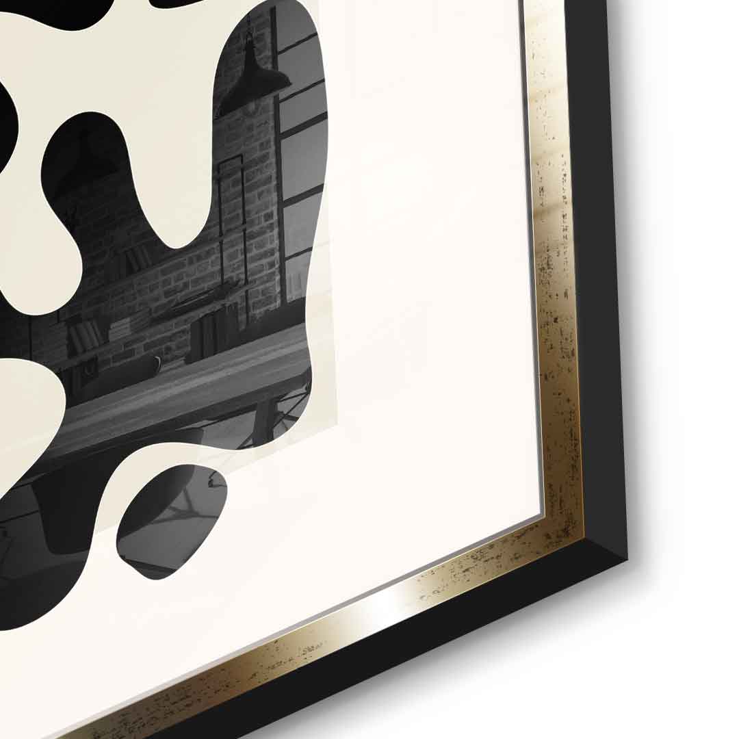 B&amp;W - Acrylic glass