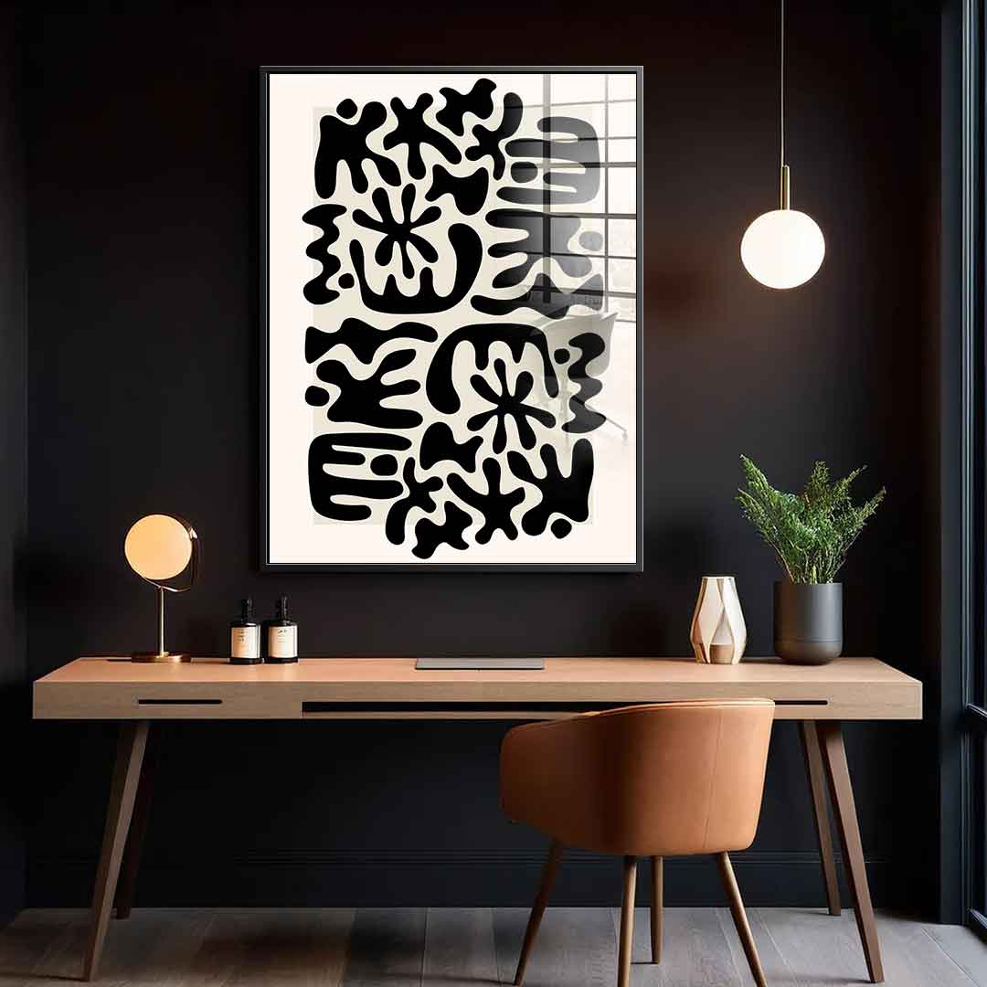 B&amp;W - Acrylic glass