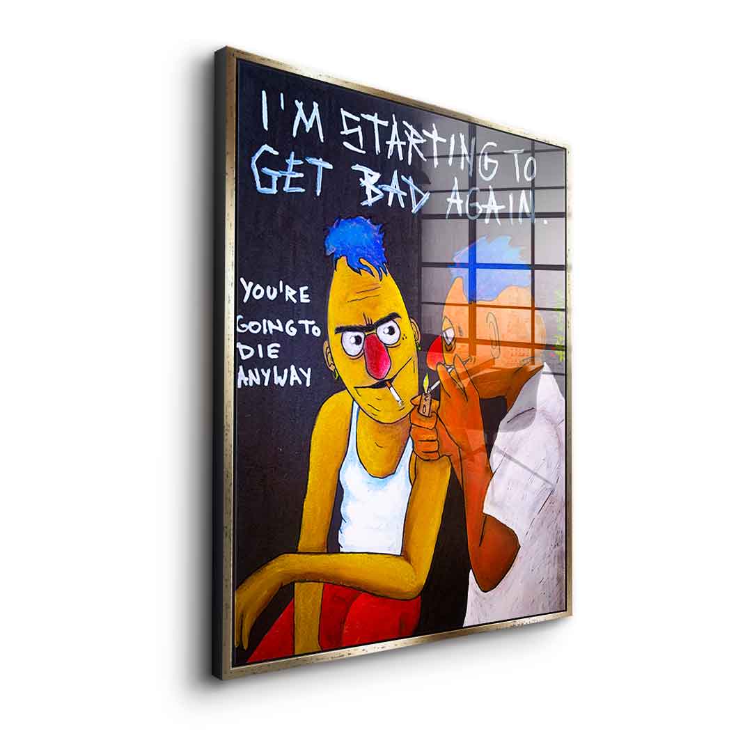 Badass Ernie und Bert - Acrylglas