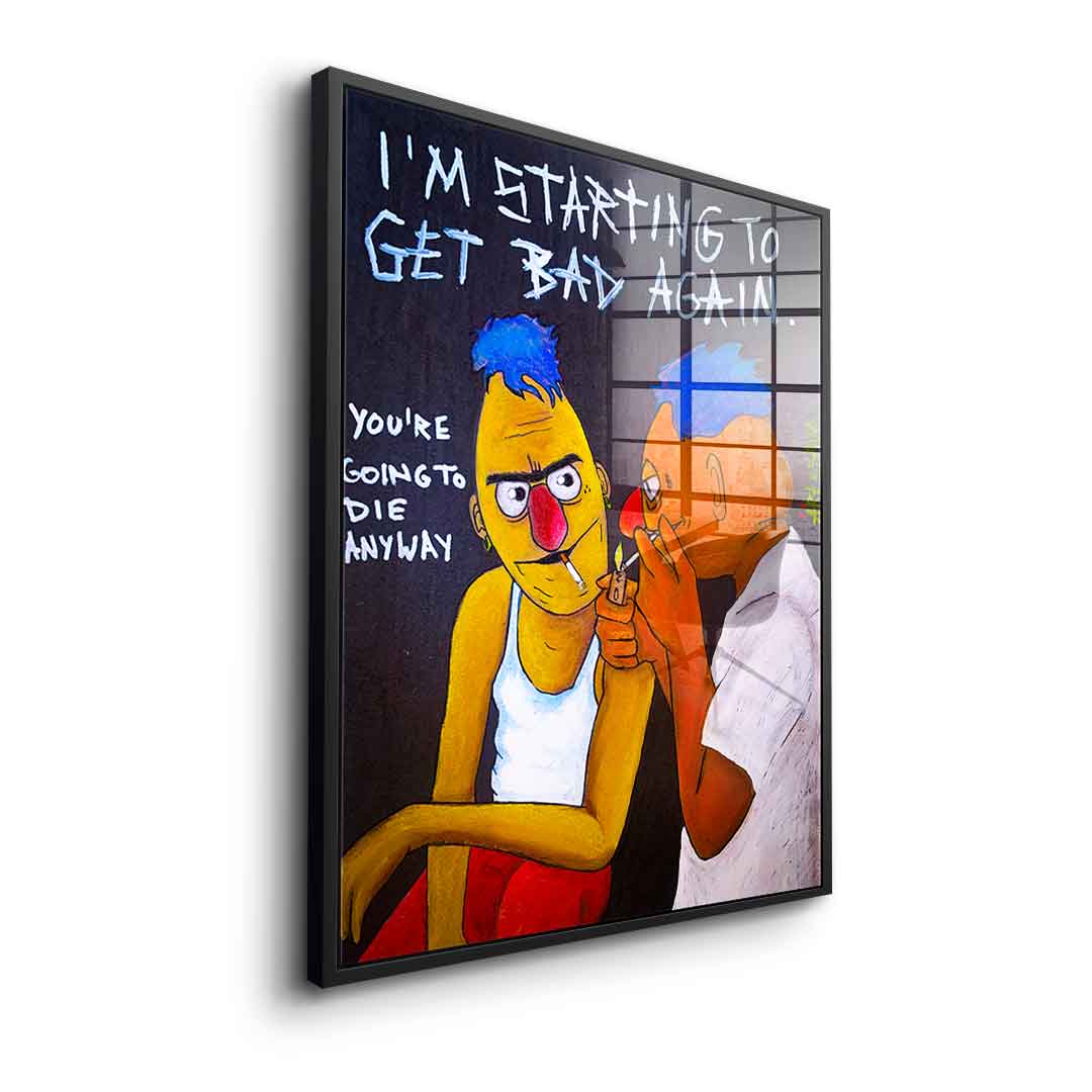 Badass Ernie und Bert - Acrylglas