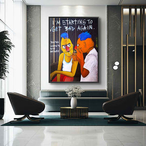 Badass Ernie und Bert - Acrylglas