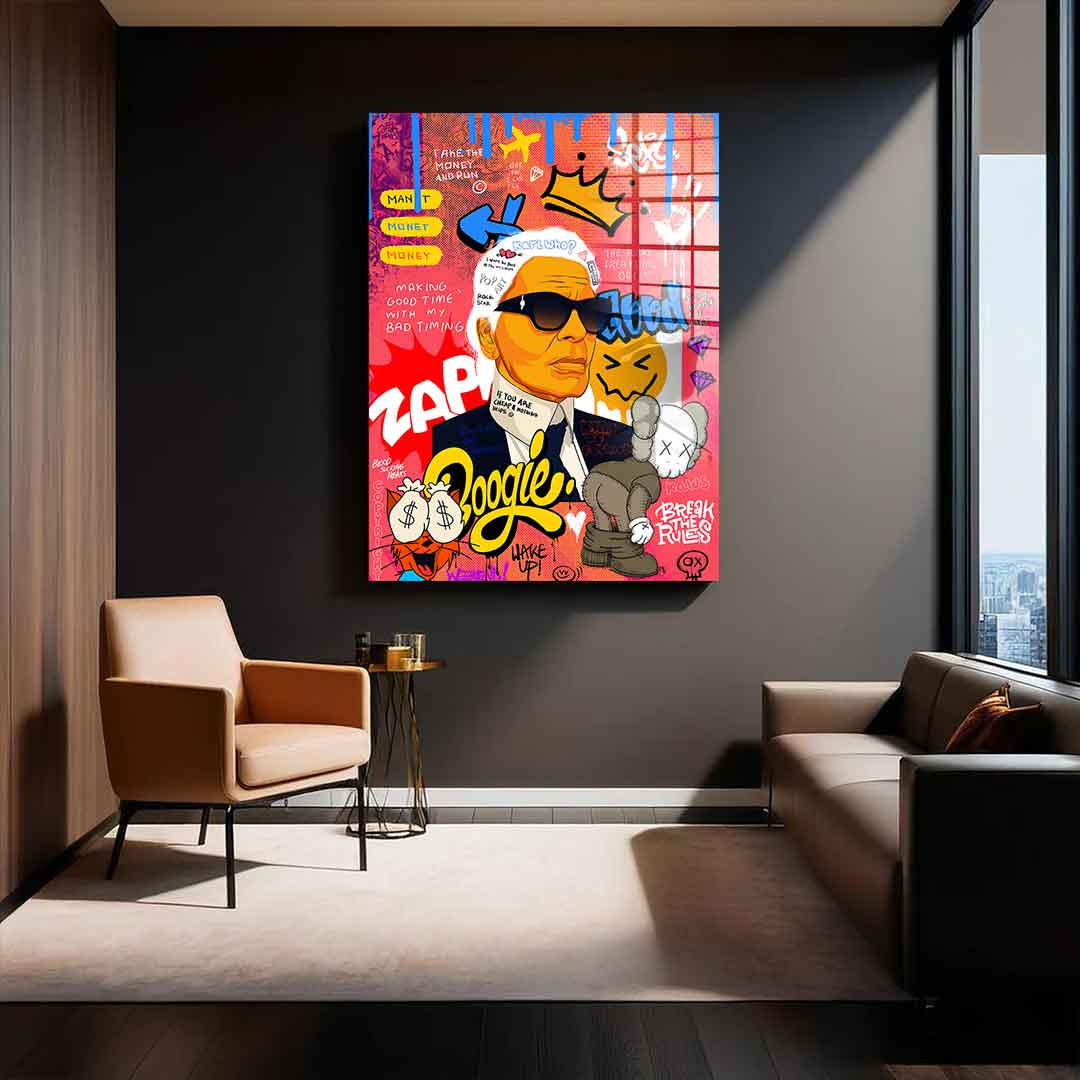 Badass Karl Who - Acrylglas