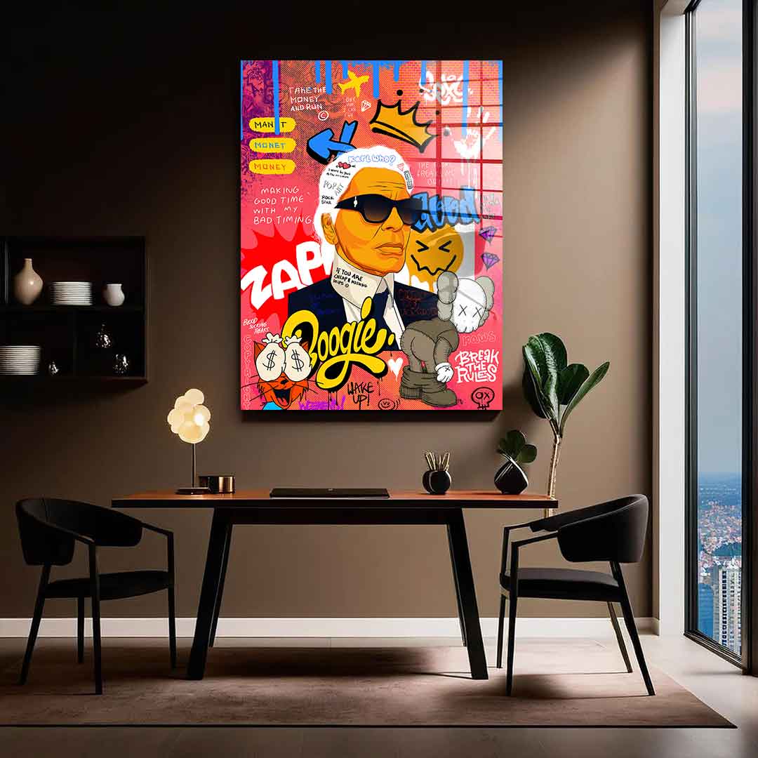 Badass Karl Who - Acrylglas