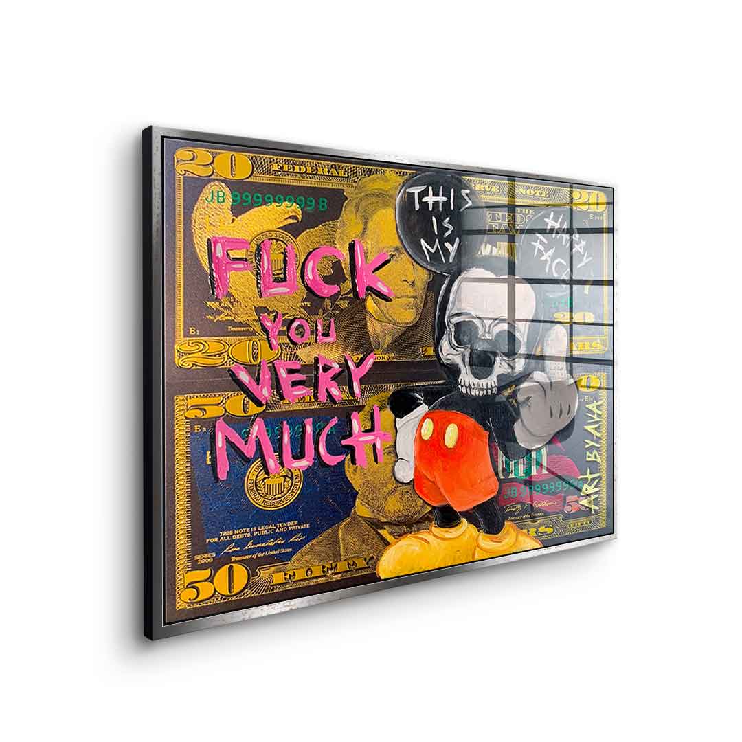 Badass Comic Mouse - Acrylic Glass