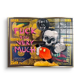 Badass Micky Maus - Acrylglas