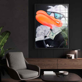 Banker Duck - Acrylglas