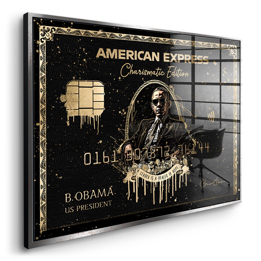 Royal American Express - Barack Obama - Acrylic glass