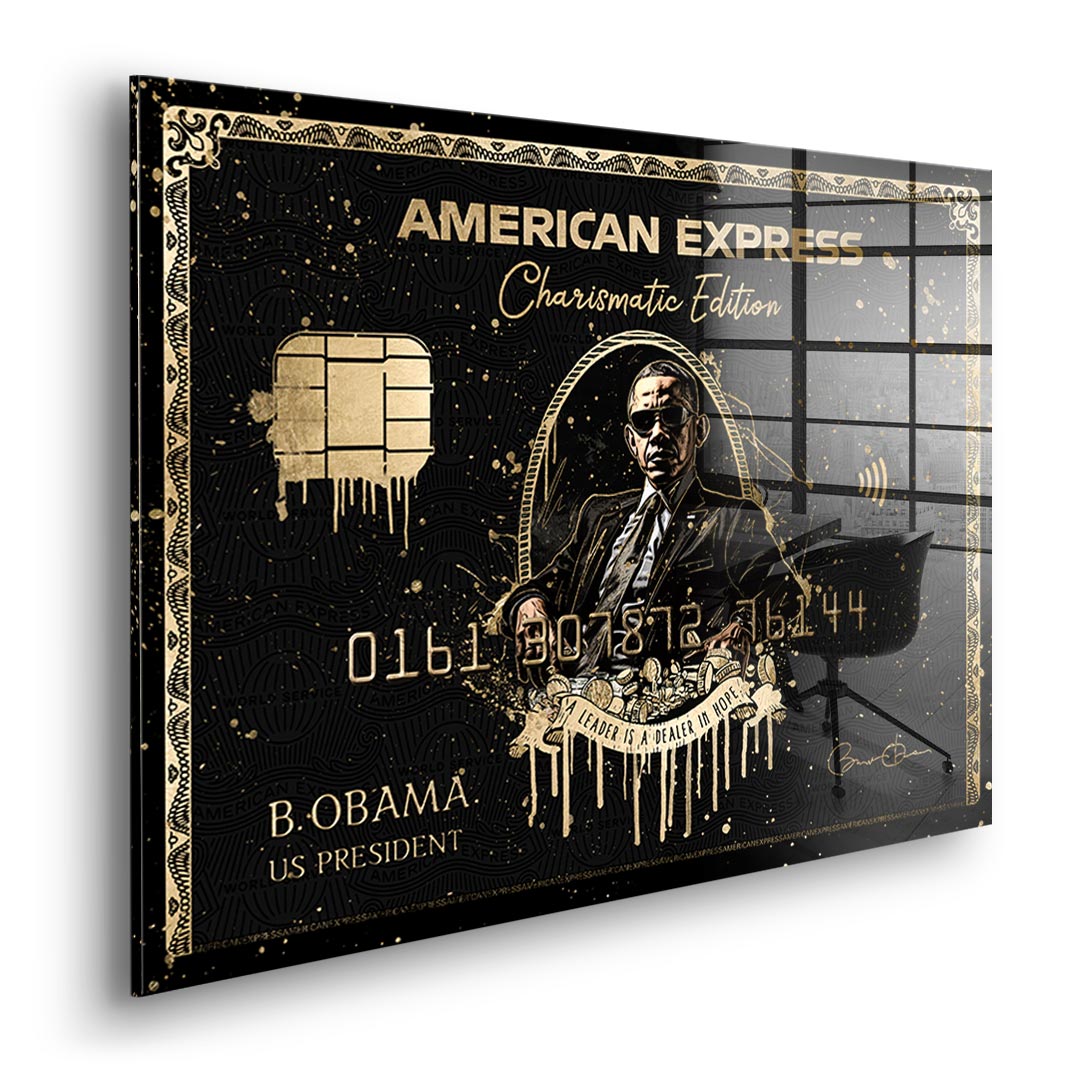 Royal American Express - Barack Obama - Acrylglas
