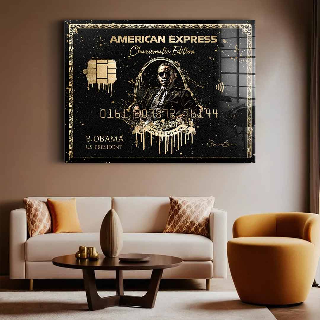 Royal American Express - Barack Obama - Acrylglas