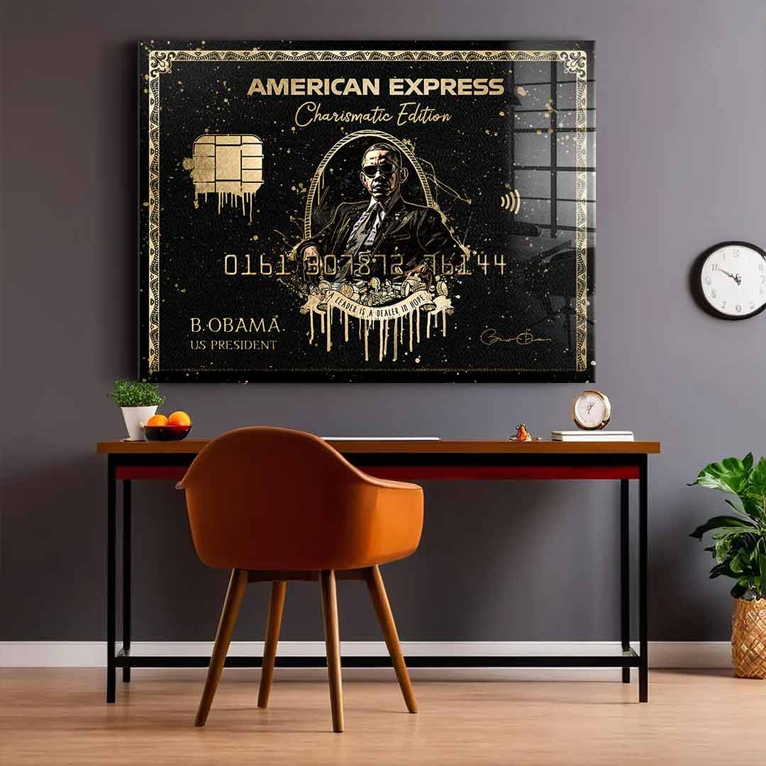 Royal American Express - Barack Obama - Acrylic glass