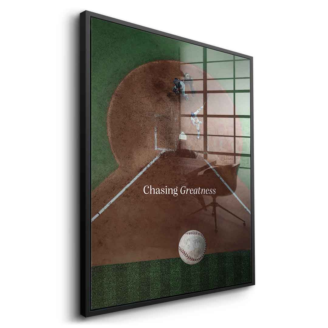 Chasing Greatness #Baseball - Acrylglas