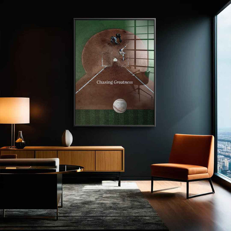 Chasing Greatness #Baseball - Acrylglas