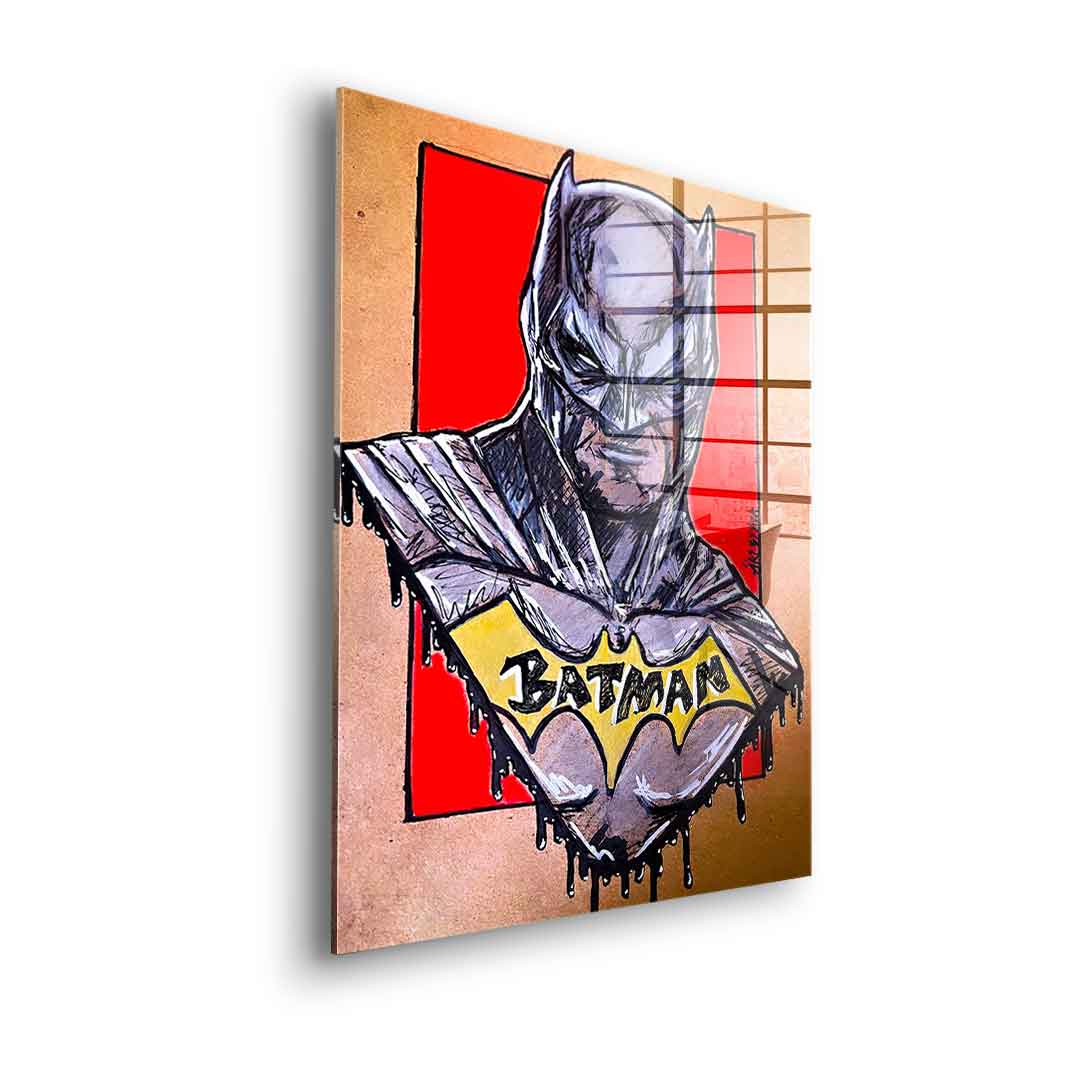 Batman Drawing - Acrylic glass