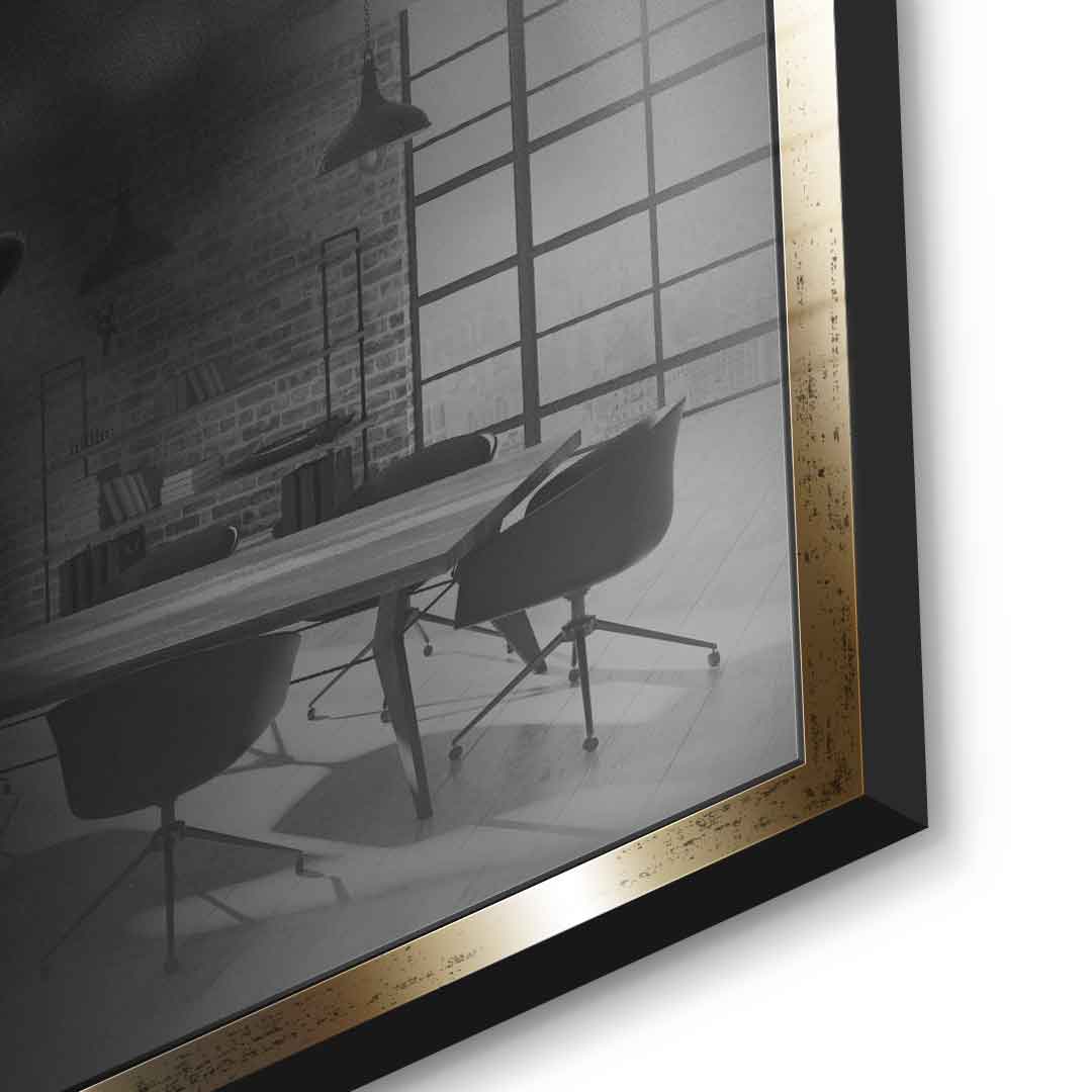 Batman's Silhouette - Acrylglas