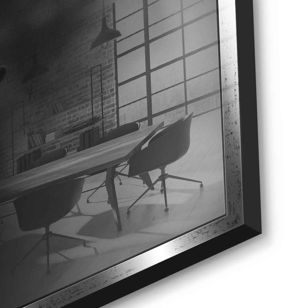 Batman's Silhouette - Acrylglas