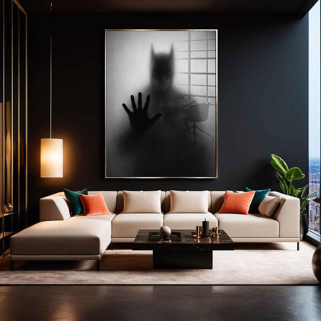 Batman's Silhouette - Acrylglas