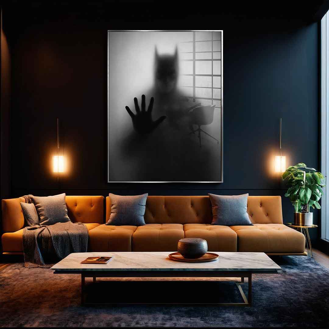 Batman's Silhouette - Acrylglas