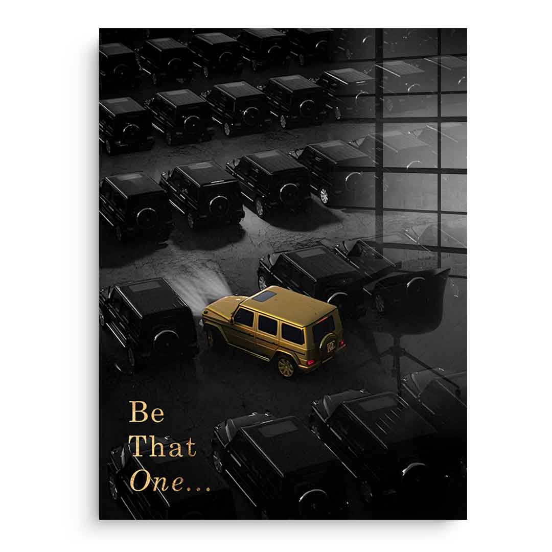 DOTCOMCANVAS Be That One - Blattgold – Frontansicht