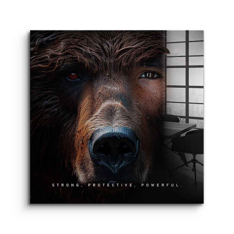 Bear Fusion - Square Edition - acrylic glass