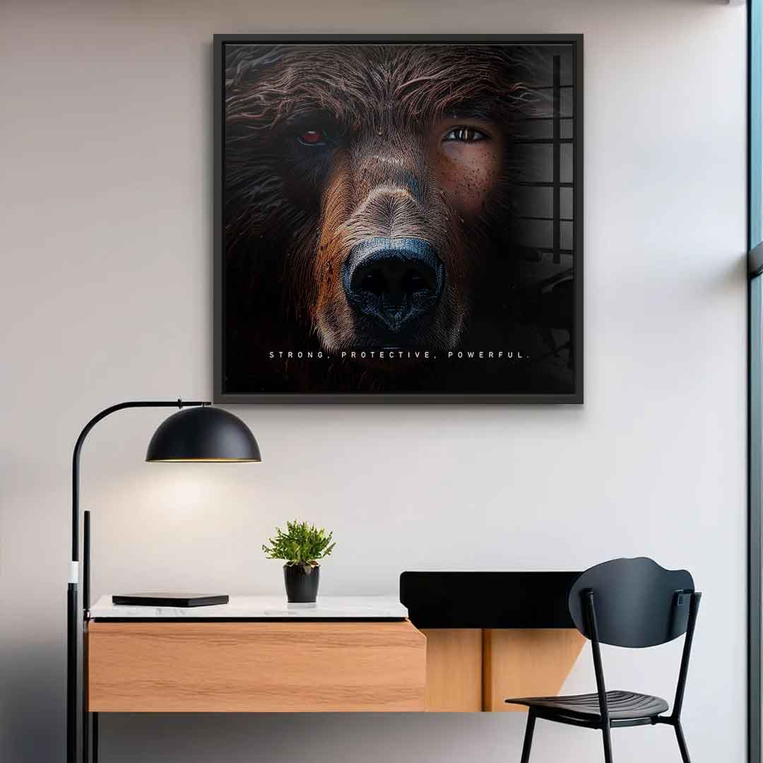 Bear Fusion - Square Edition - Acrylic Glass