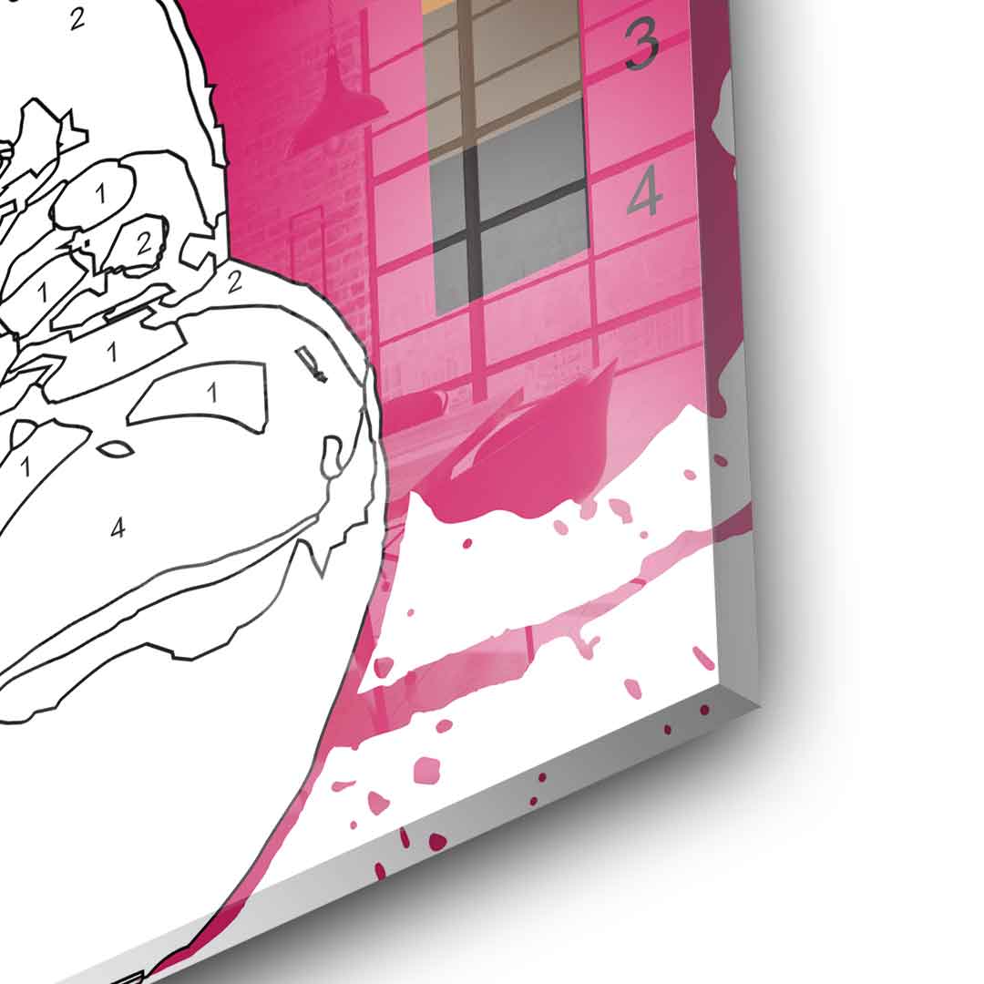 Bear Splash - Acrylic glass