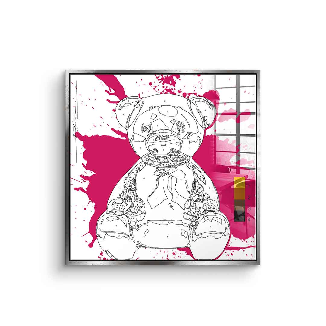 Bear Splash - Acrylic glass