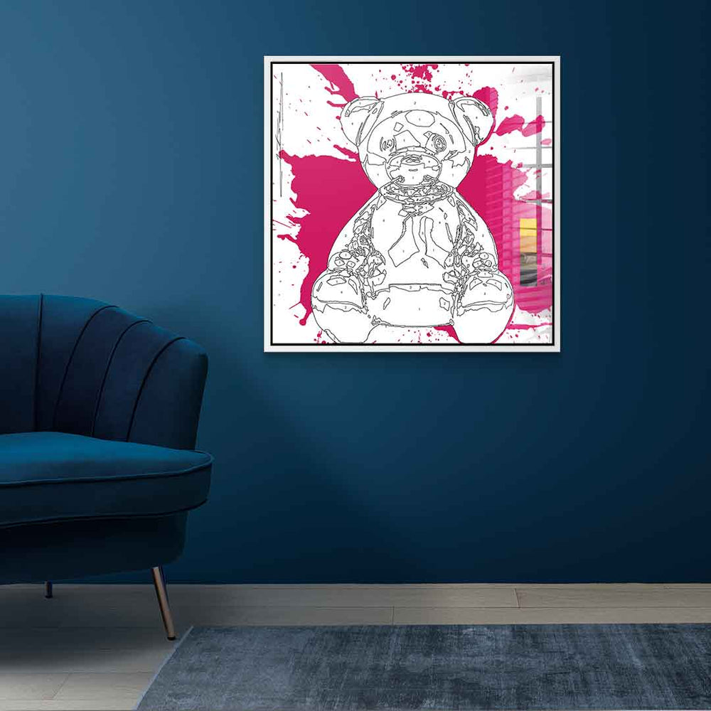 Bear Splash - Acrylglas