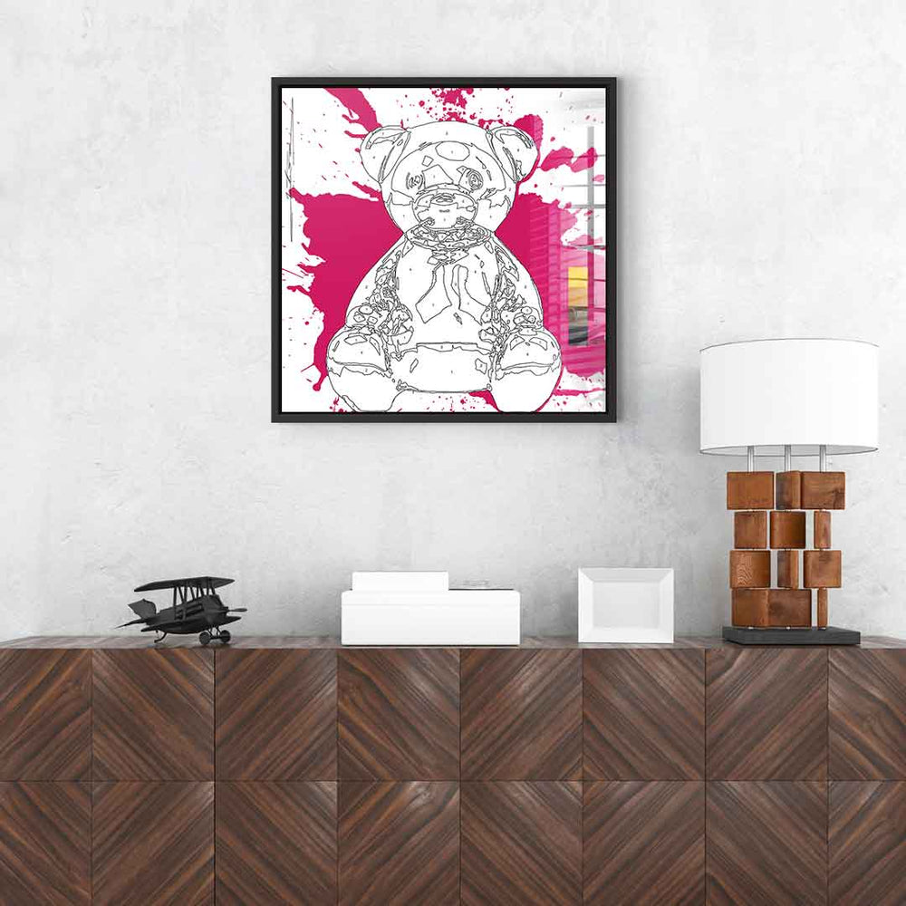 Bear Splash Acrylglasbild – Ansicht 2