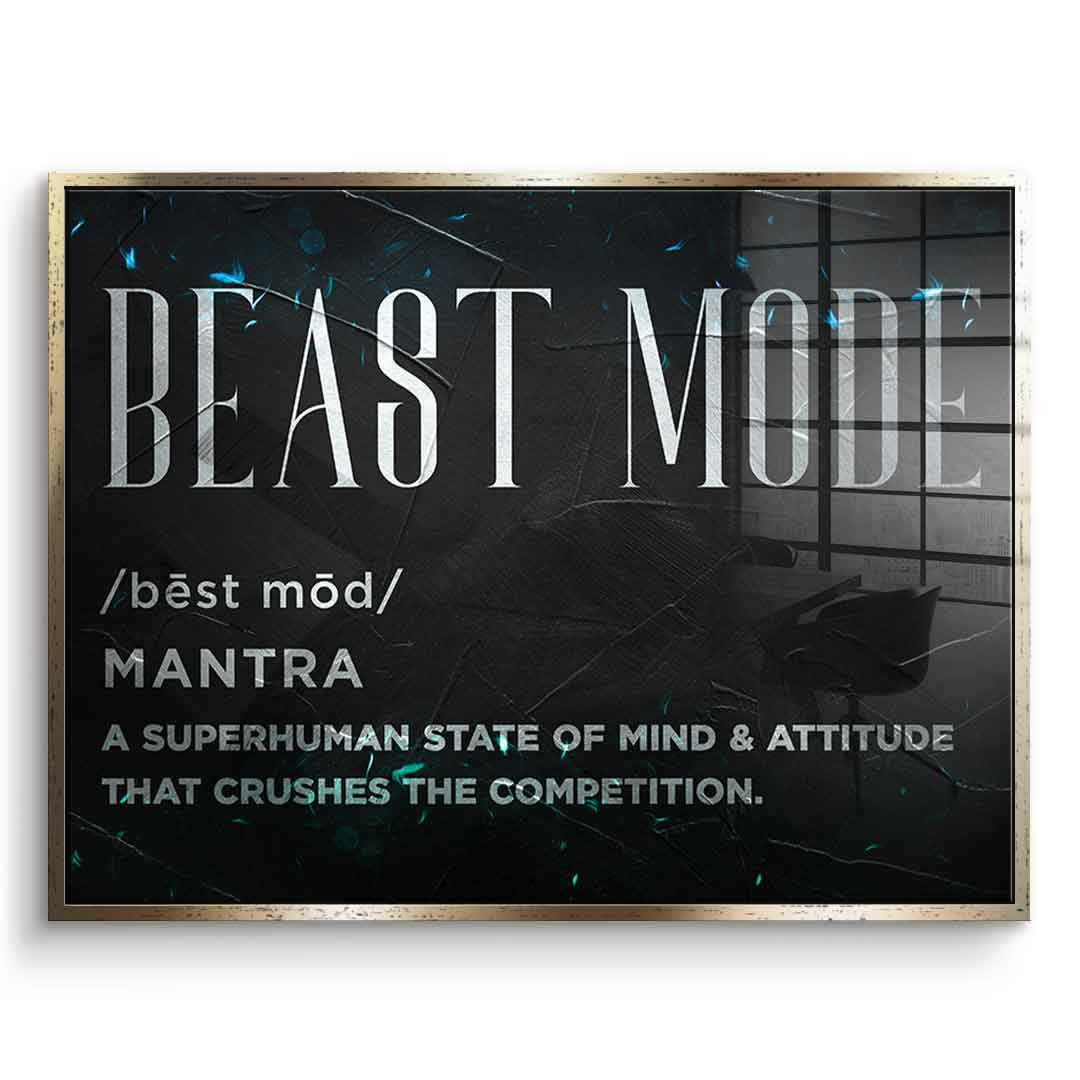 Beast Mode - Acrylic glass