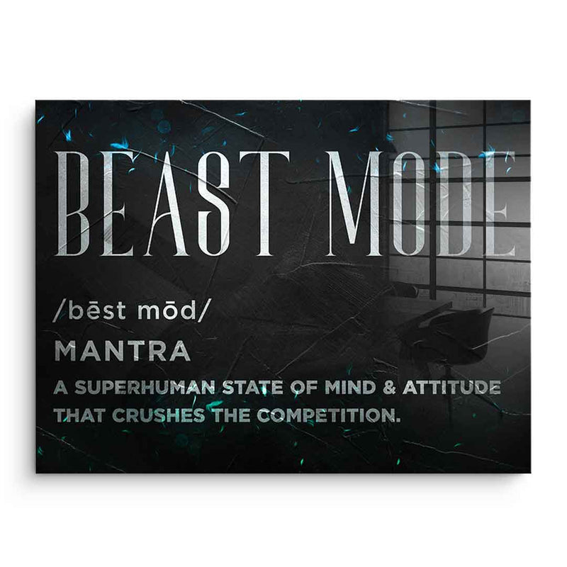 Beast Mode - Acrylglas