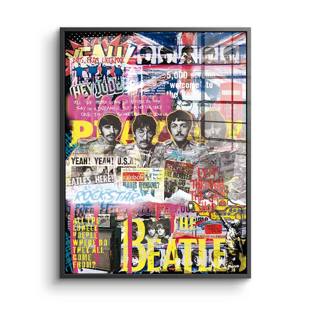 Beatles-Novo - Acrylglas