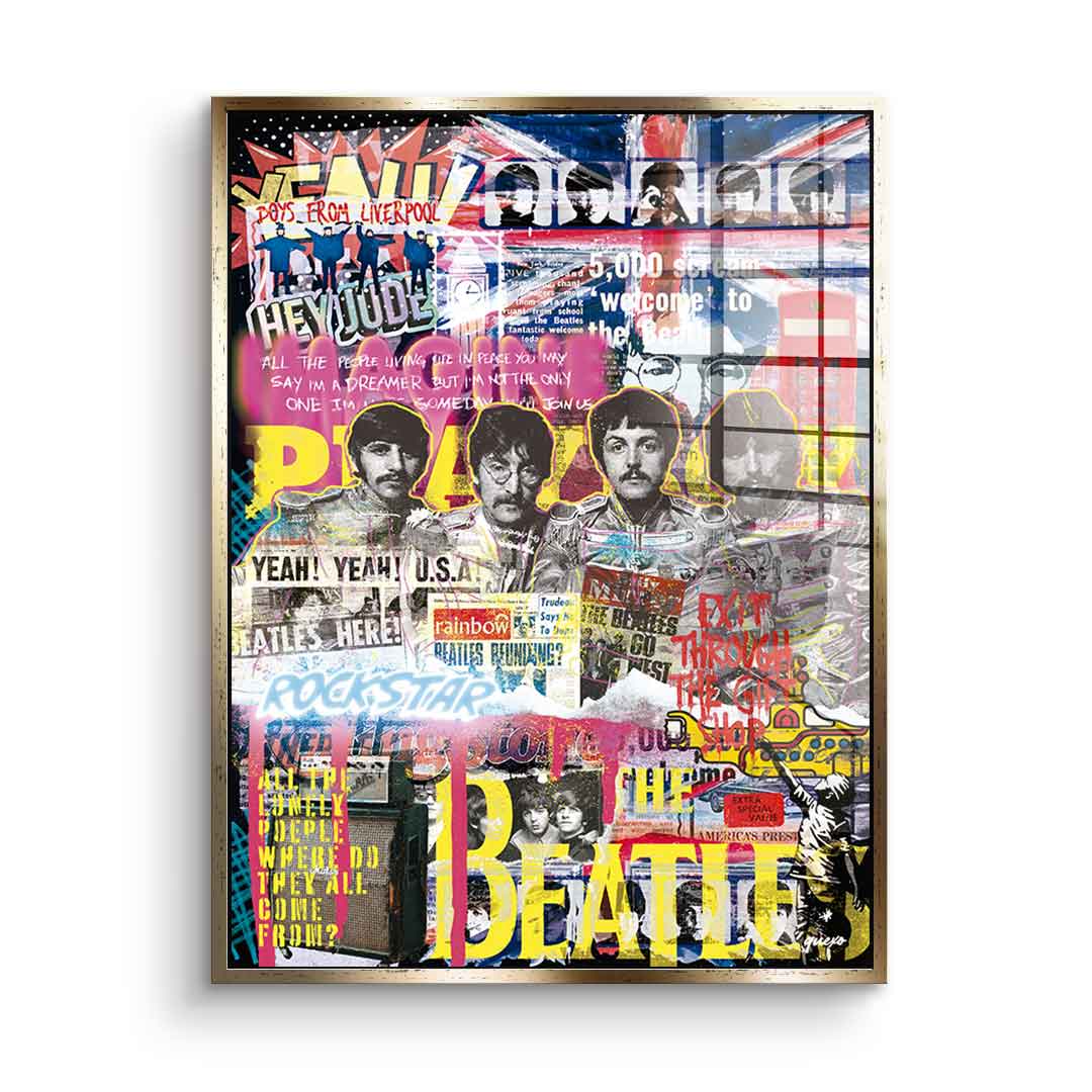 Beatles-Novo - Acrylglas