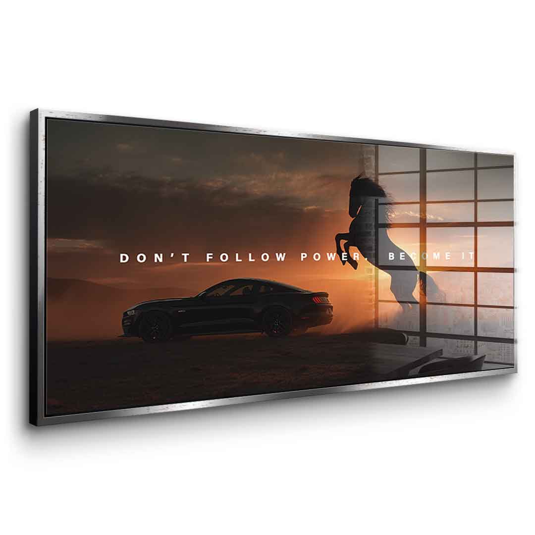 Become Power (Ford Mustang) - Acrylic glass