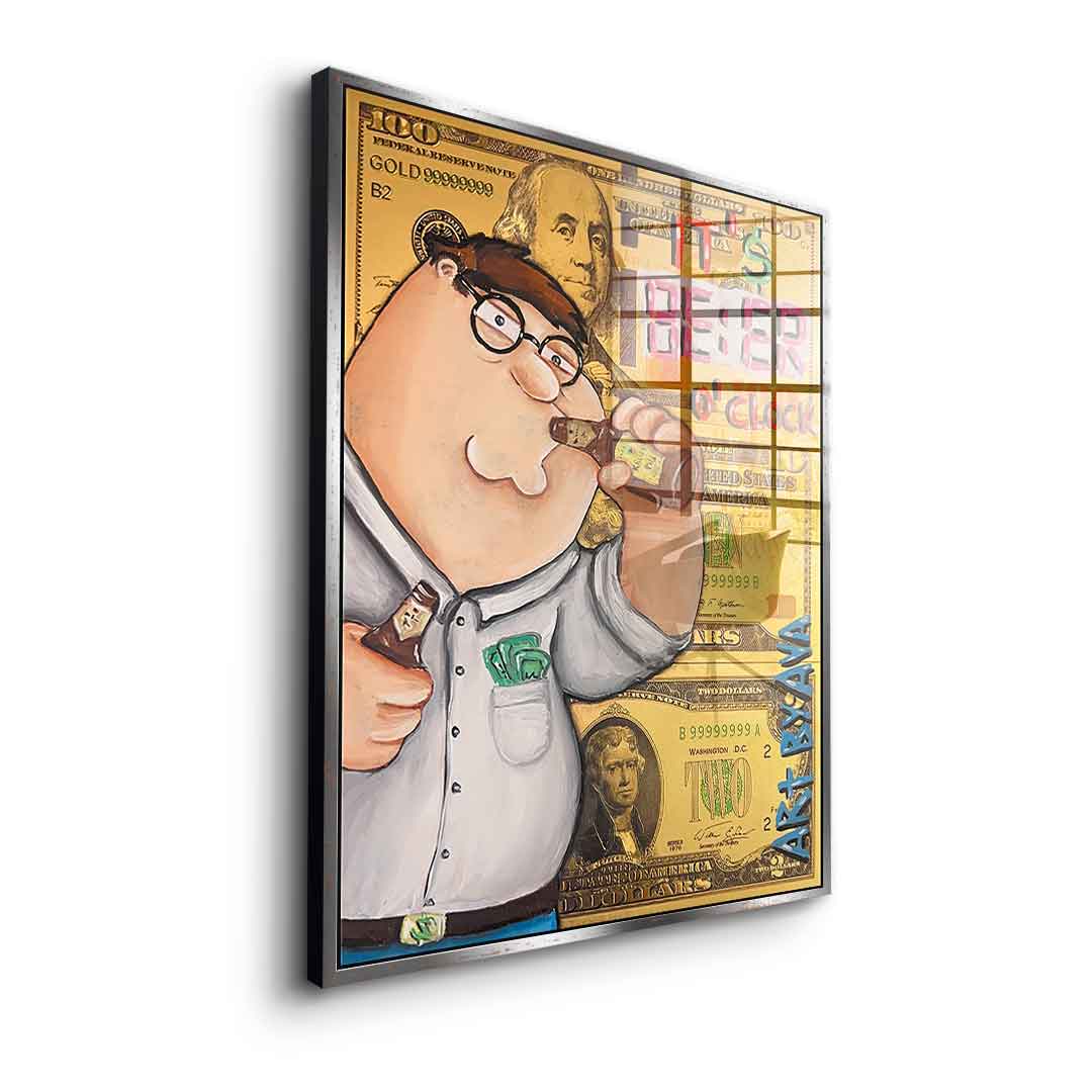 Beer o'clock - Acrylglas