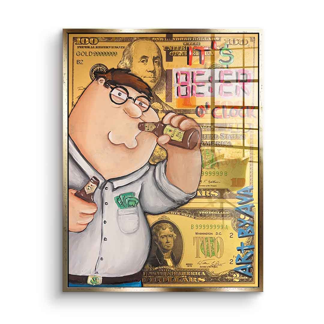 Beer o'clock - Acrylglas