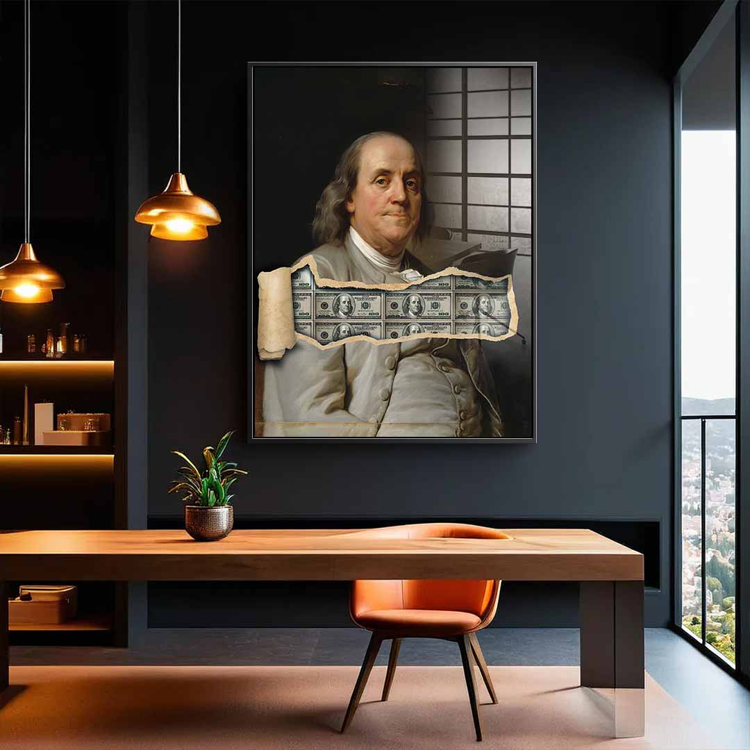 Benjamin's Money - Acrylglas