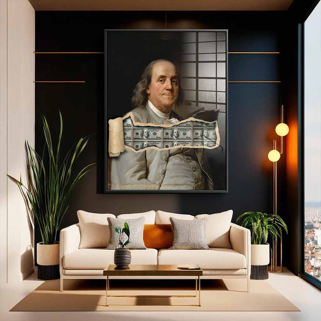 Benjamin's Money - Acrylglas