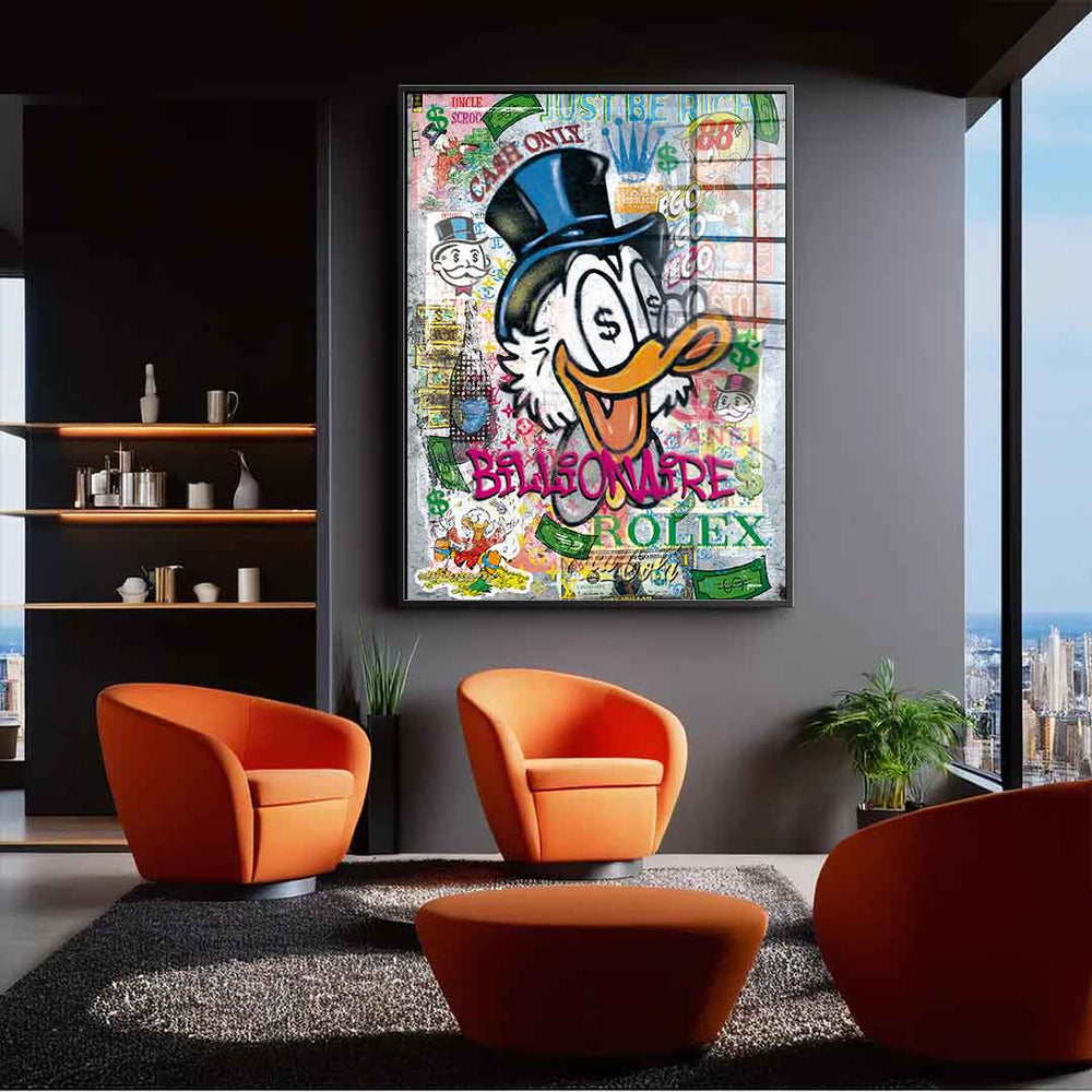 Billionaire Scrooge Acrylglasbild – Ansicht 3