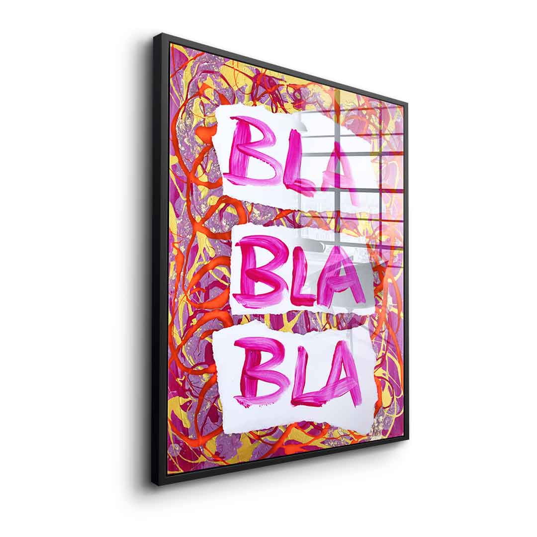Blah blah - acrylic
