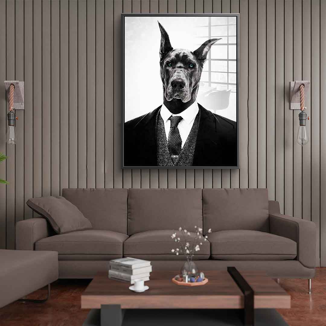 Black Dog - Acrylglas