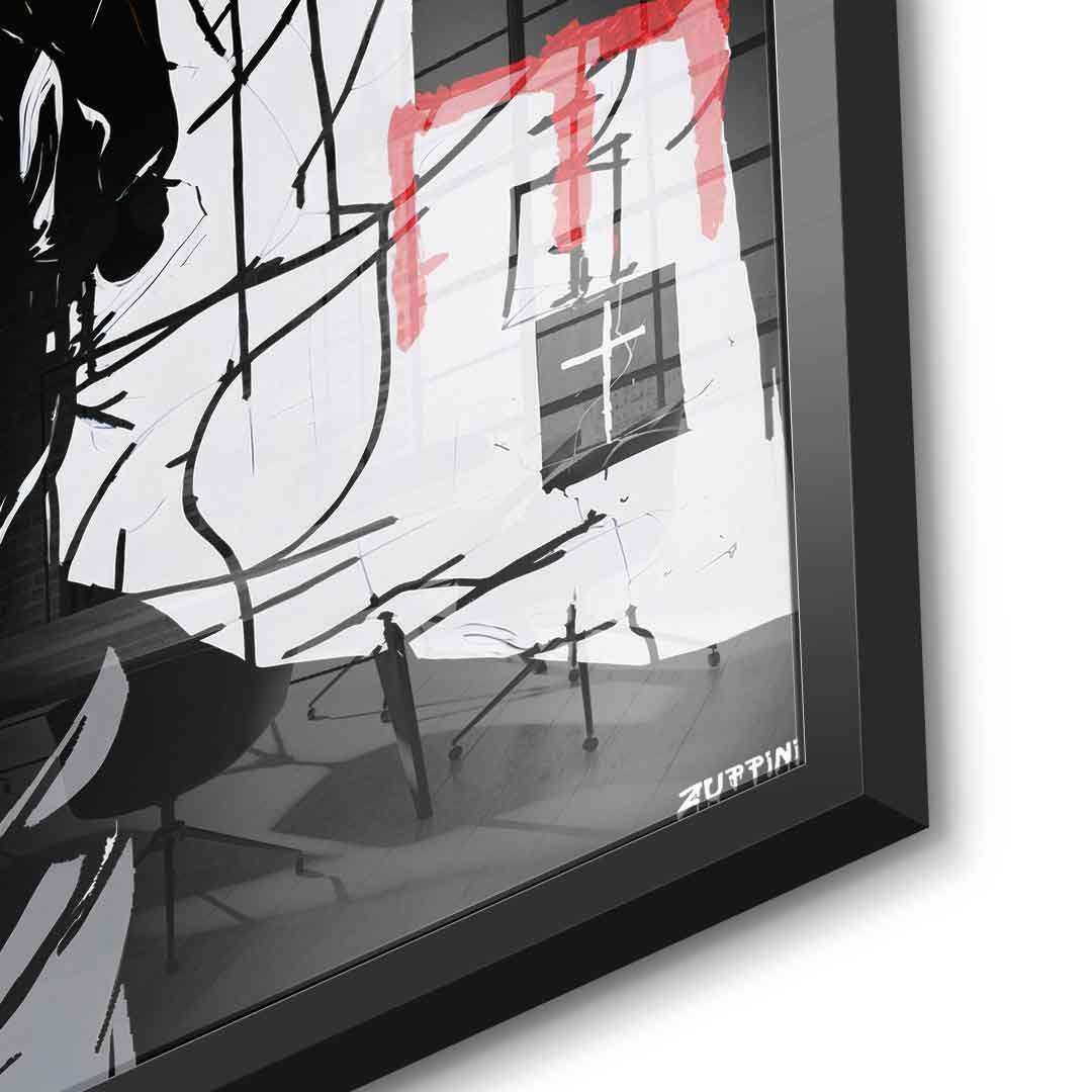 Black Man in Suit - Acrylic glass