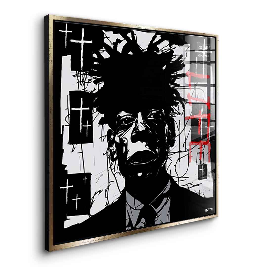 Black Man in Suit - Acrylglas