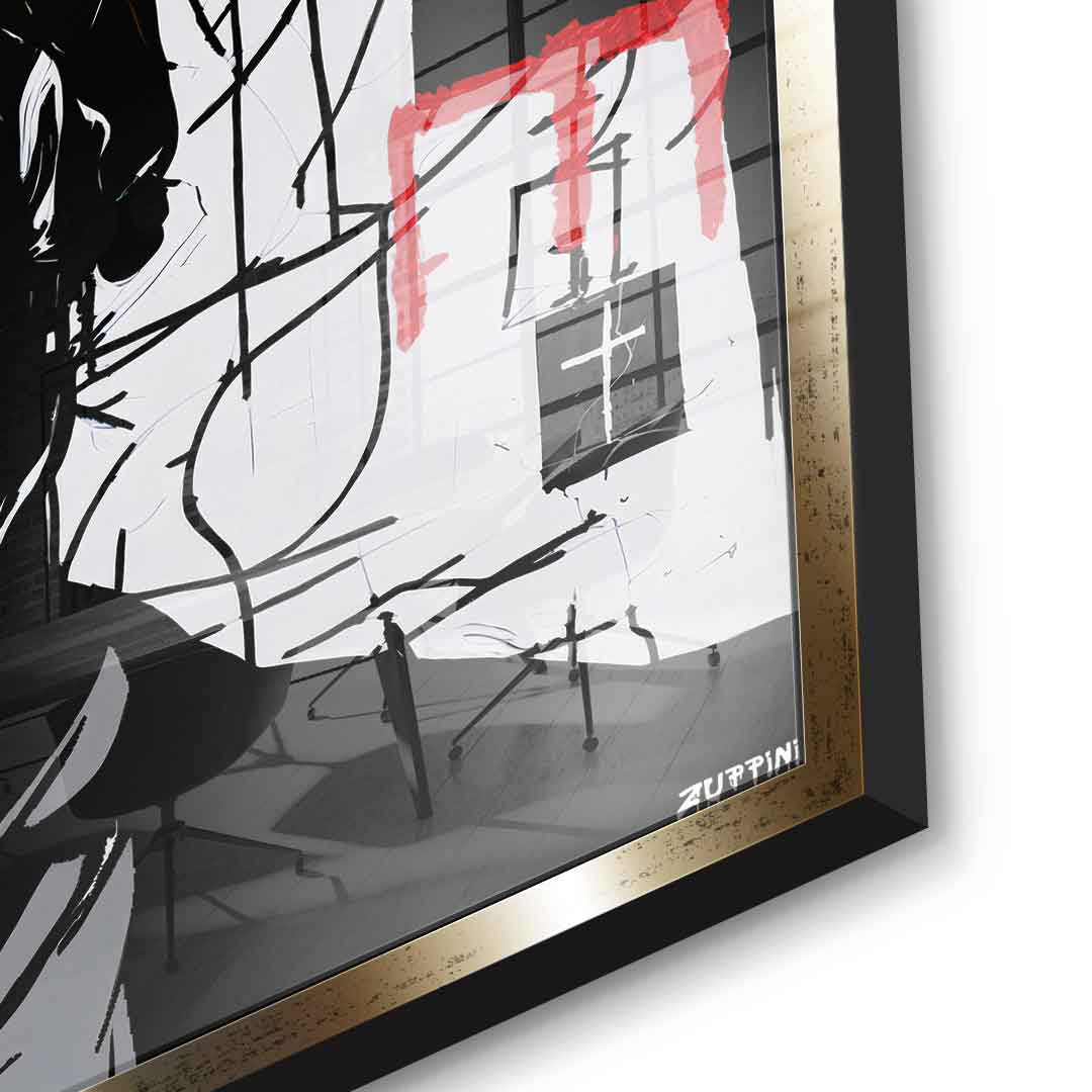 Black Man in Suit - Acrylglas