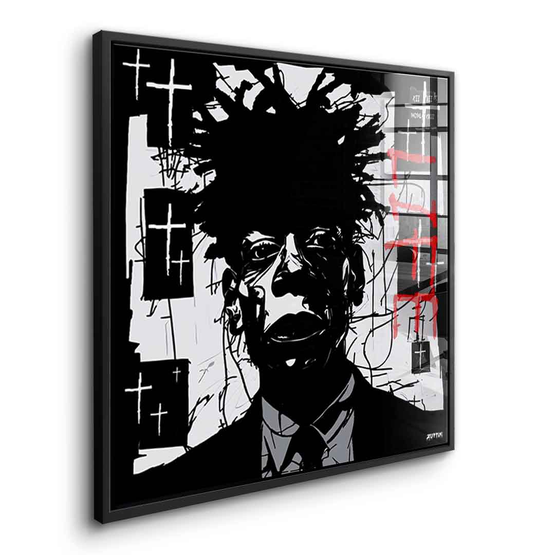 Black Man in Suit - Acrylglas