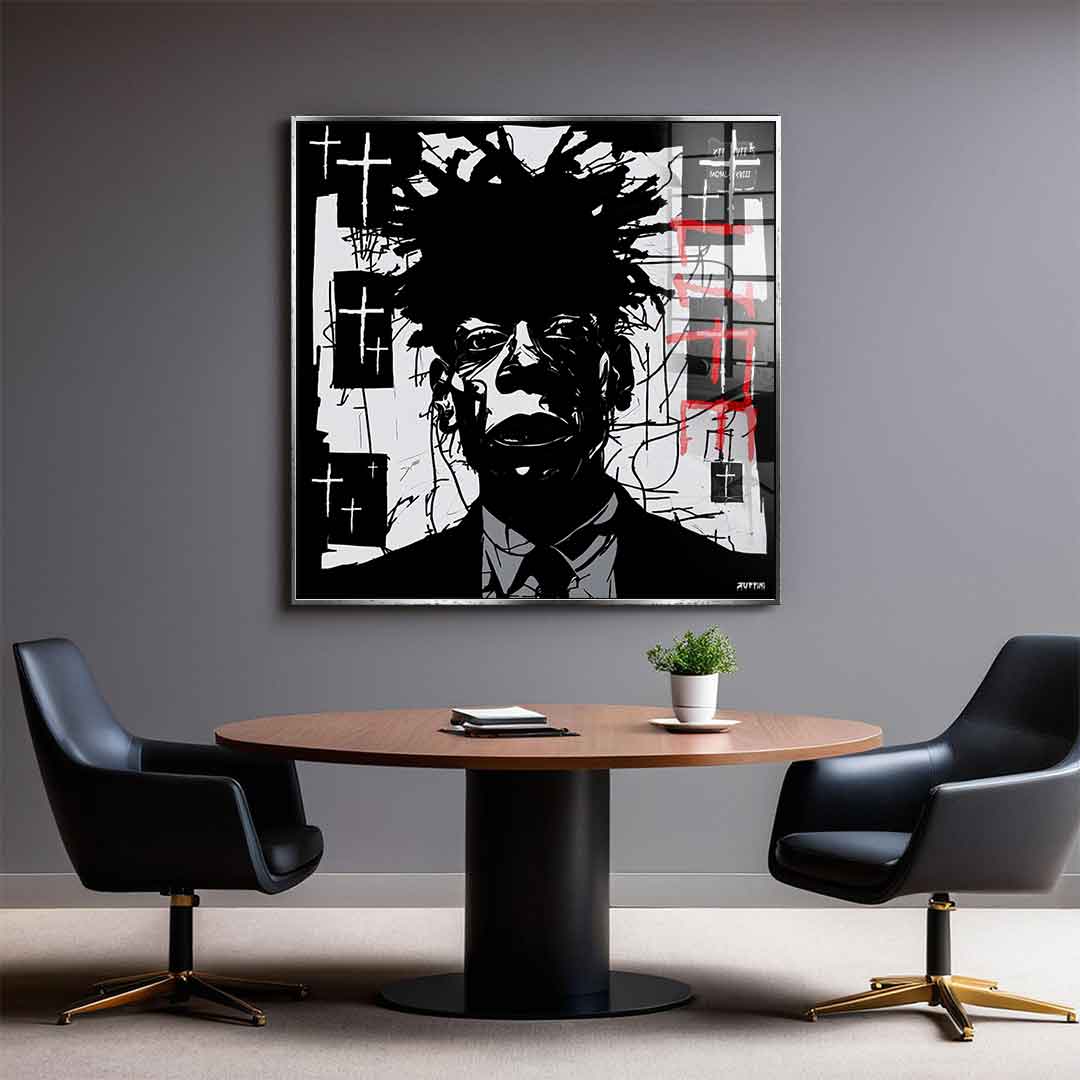 Black Man in Suit - Acrylglas