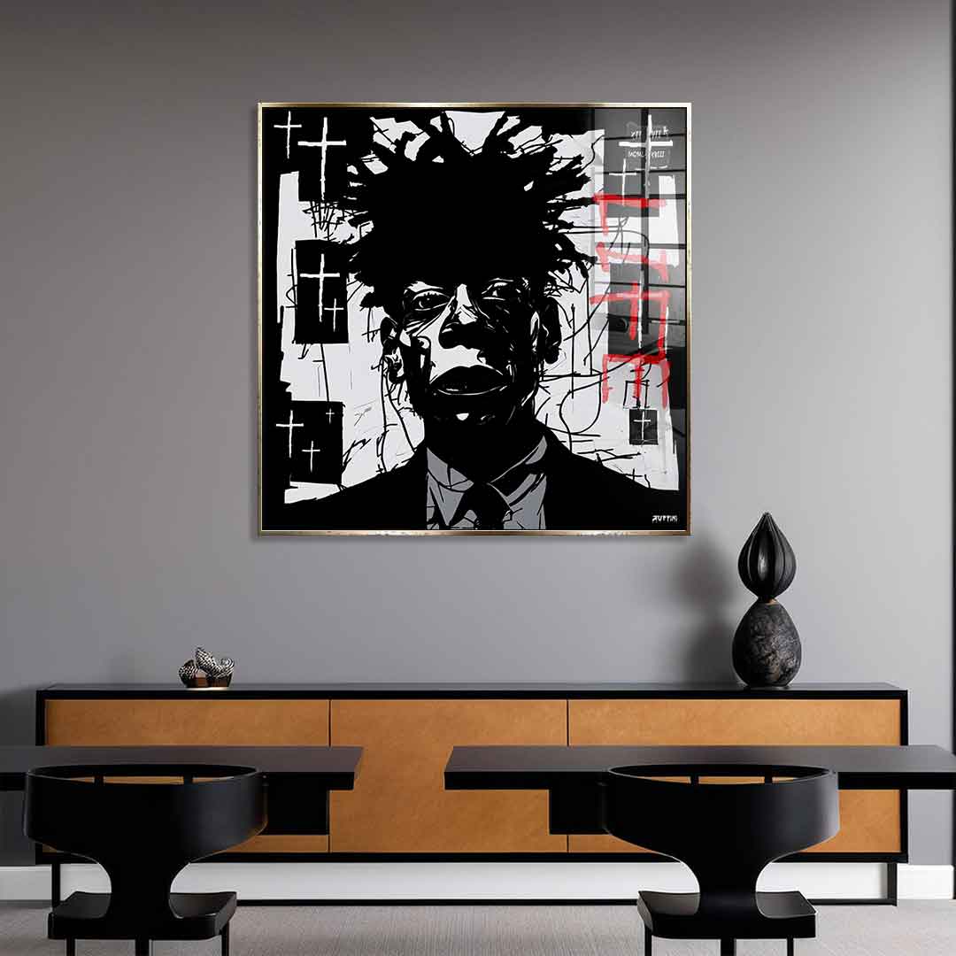 Black Man in Suit - Acrylglas