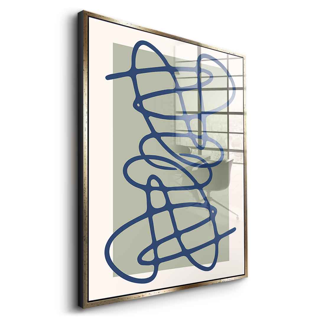 Blue Sprinkle - Acrylic glass