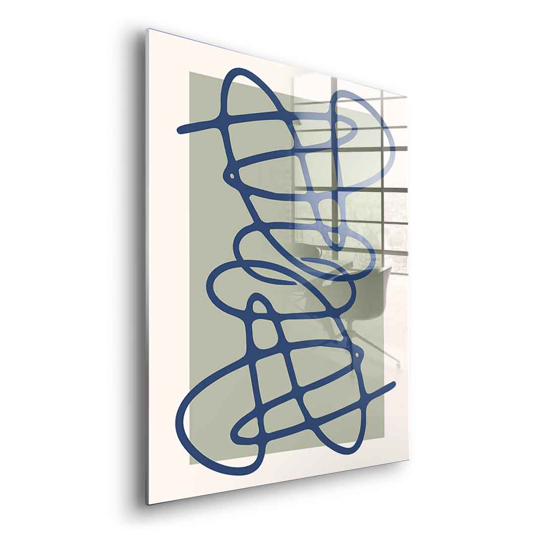 Blue Sprinkle - Acrylic glass