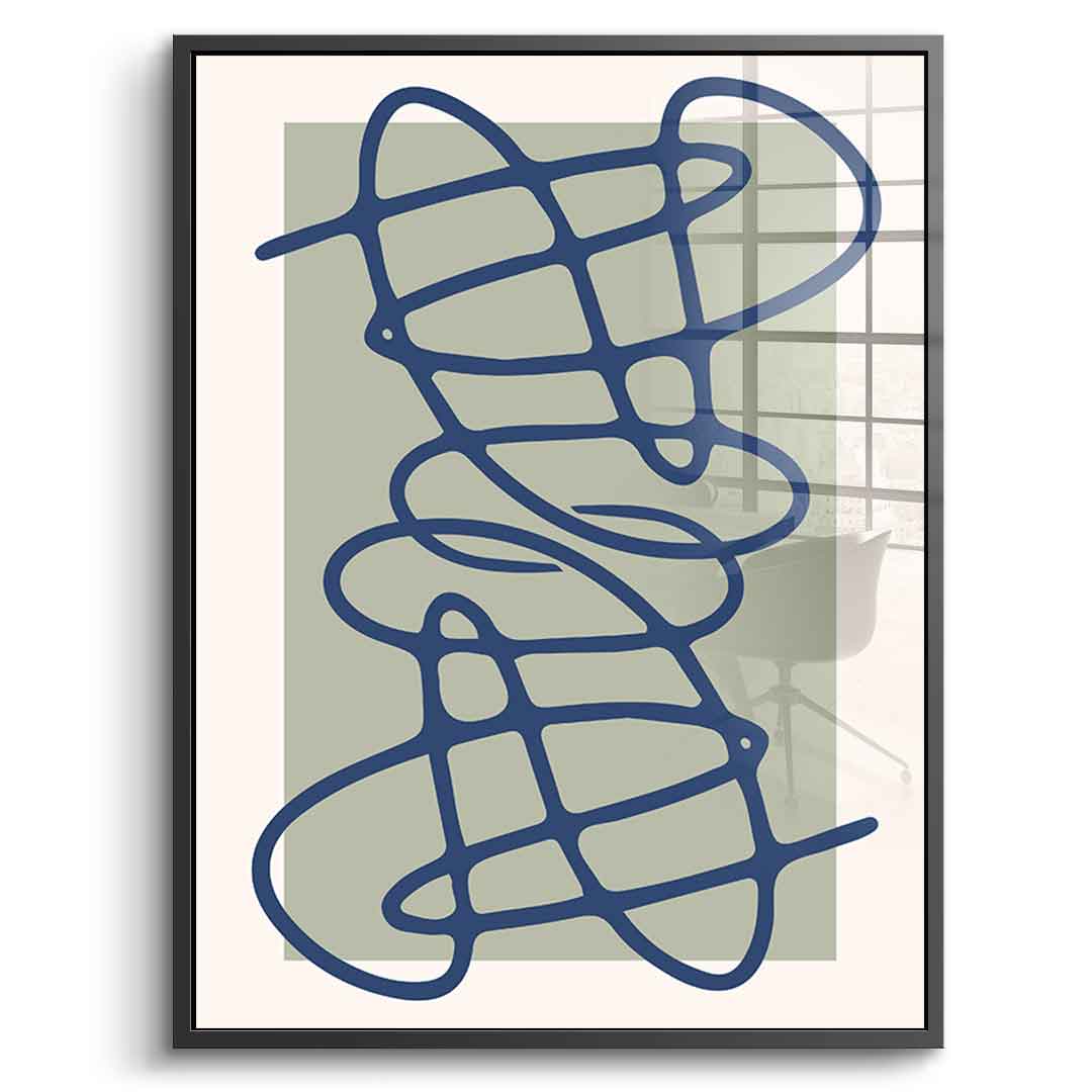 Blue Sprinkle - Acrylic glass