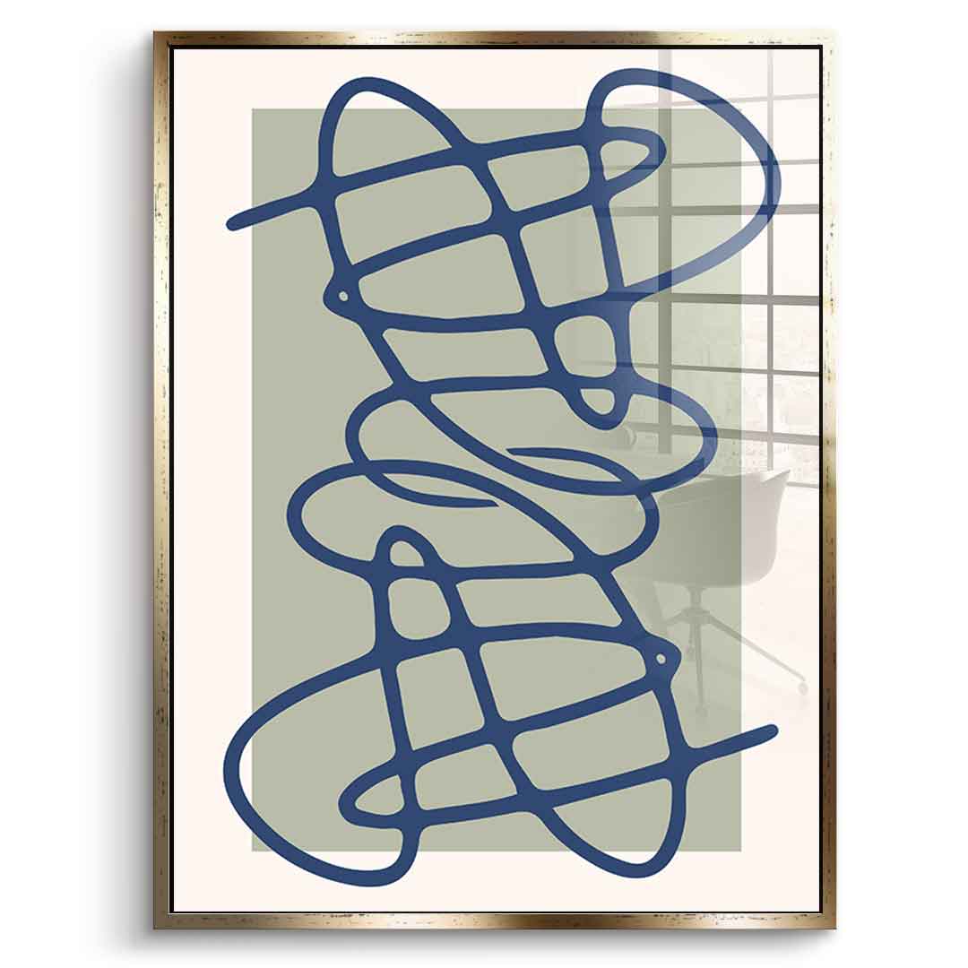 Blue Sprinkle - Acrylic glass